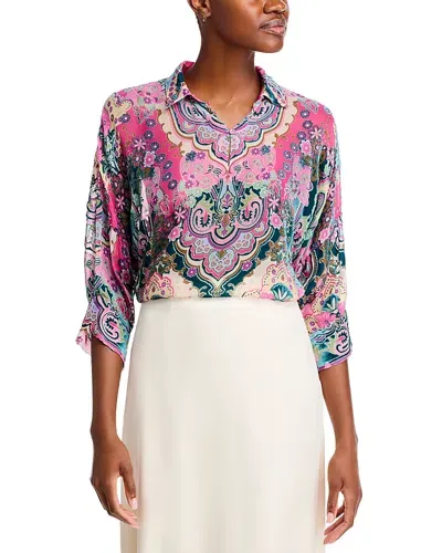 Johnny Was Marlow Paisley Blouse In Paisley Melody