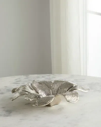 John-richard Collection Lily Petal Bowl In Silver