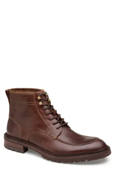 Johnston & Murphy Barrett Water Resistant Boot In Mahogany