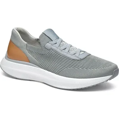 Johnston & Murphy Briley Knit Sneaker In Gray Knit