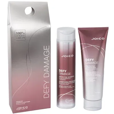 Joico Defy Damage Protective Healthy Hair Joi Gift Set - Shampoo And Conditioner In White