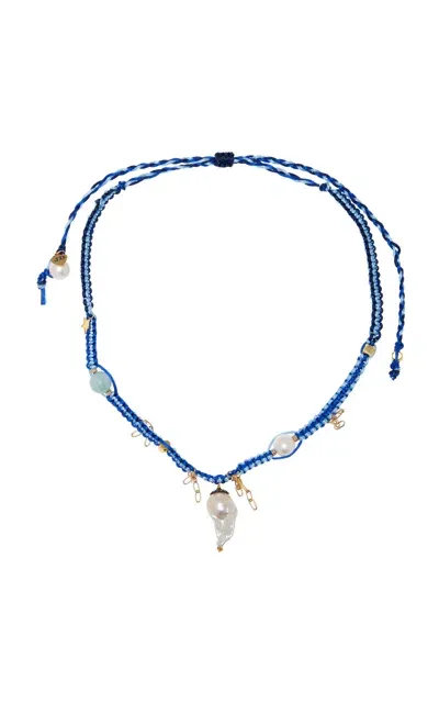 Joie Digiovanni Blue Sky 18k Gold Multi-stone Necklace