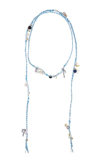 Joie Digiovanni Blue Summer 18k Gold Multi-stone Necklace