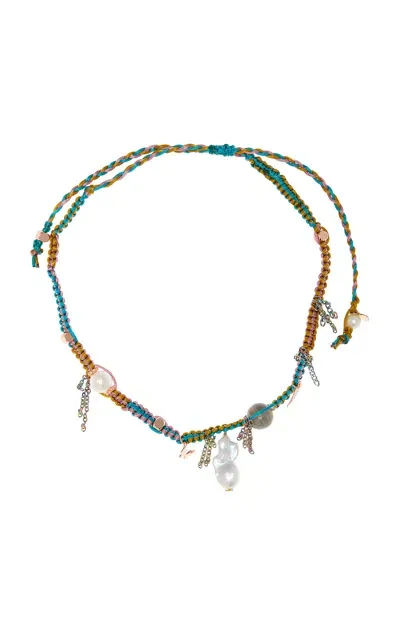 Joie Digiovanni Enchanted Mermaid Stainless Steel Multi-stone Necklace