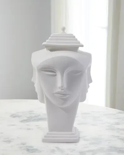 Jonathan Adler Giuliette Ginger Urn In White