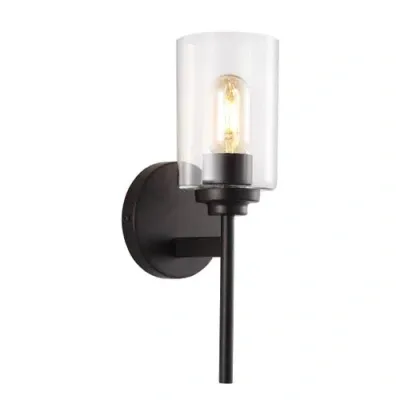 Jonathan Y Juno 1-light Farmhouse Industrial Iron Cylinder Led Sconce In Oil Rubbed Bronze