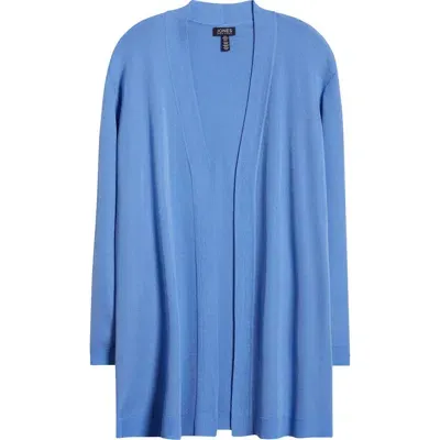 Jones New York Open Front Cardigan In Blue Horizon