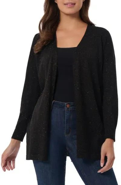 Jones New York Open Front Cardigan In Jones Black