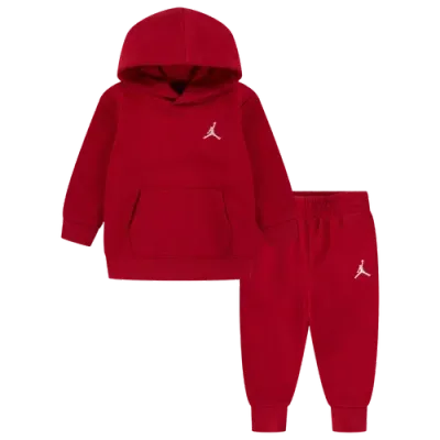 Jordan Boys Infant   Brooklyn Fleece Pullover Set In Burgundy