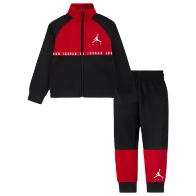 Jordan Boys   Jumpman Air Blocked Tricot Set In Black/white