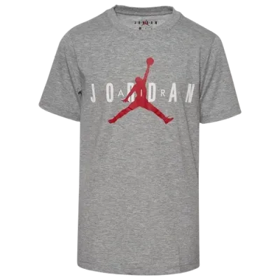 Jordan Boys   Jumpman Air T-shirt In Dark Grey Heather