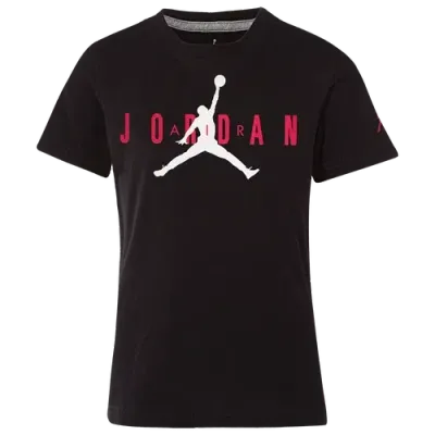 Jordan Boys   Jumpman Air T-shirt In White/red/black