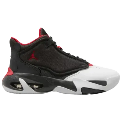 Jordan Boys   Max Aura 4 In Black/gym Red/white