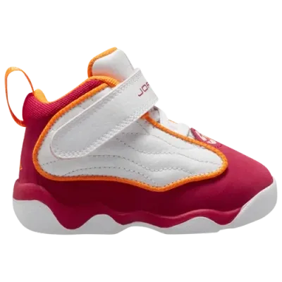 Jordan Boys   Pro Strong In Vivid Orange/cardinal Red/white