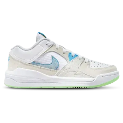 Jordan Boys   Stadium 90 In White/dark Powder Blue/vapor Green