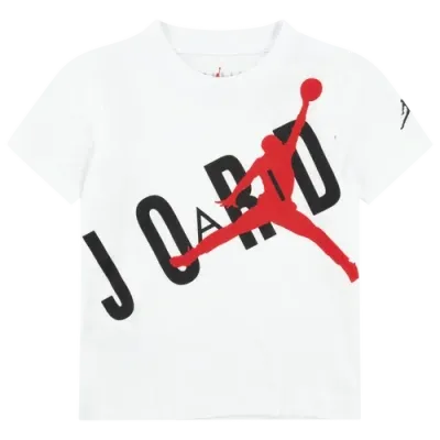 Jordan Boys   Throw Back T-shirt In Black/white