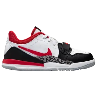 Jordan Mens  Legacy 312 Low In Black/white/fire Red