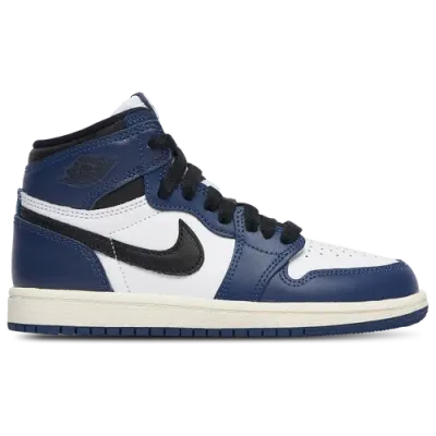 Jordan Boys Preschool   Retro 1 High Og In Black/navy/white