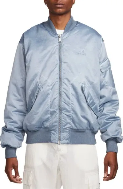 Jordan Men's  Renegade Essentials Washed Jacket In Blue