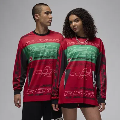 Jordan Men's  Mvp Printed Long-sleeve Top In Red/green