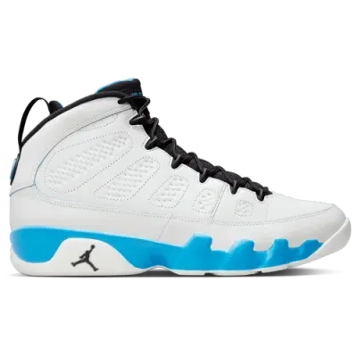 Jordan Mens  Air  9 Retro Rmstd In Summit White/black/dk Powder Blue