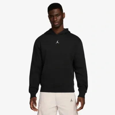 Jordan Mens  Fleece Mvp Statement Pullover In Black/tan