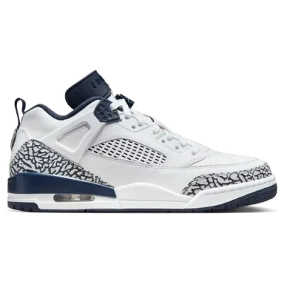 Jordan Mens  Spizike Low In Platinum/white/obsidian