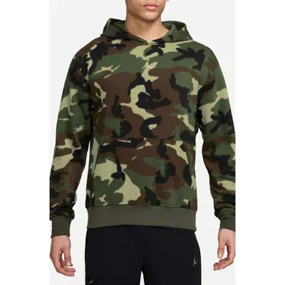 Jordan Mvp Camo Pullover Hoodie In Blue/white