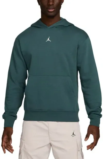 Jordan Mvp Fleece Pullover Hoodie In Oxidized Green/sail/sail