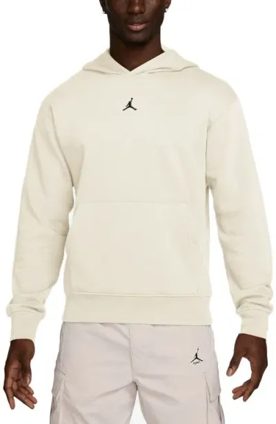 Jordan Mvp Fleece Pullover Hoodie In Sail/black/black