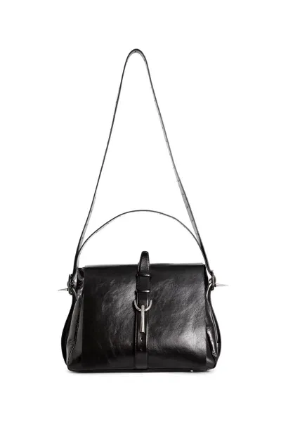 Jordanluca Man Black Shoulder Bags