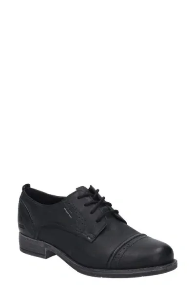 Josef Seibel Sienna 12 Cap Toe Derby In Black