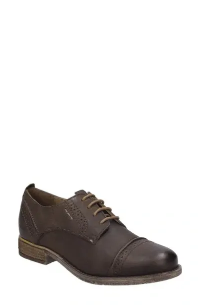 Josef Seibel Sienna 12 Cap Toe Derby In Moro