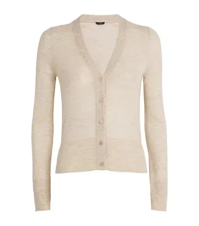 Joseph Cashmere Cardigan In Beige