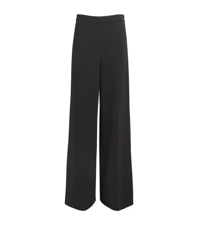 Joseph Comfort Cady Alane Wide-leg Trousers In Black