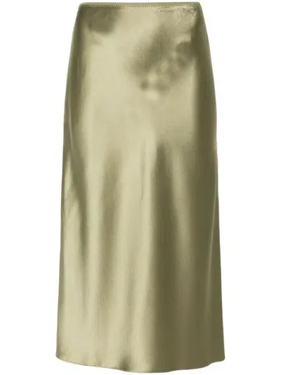 Joseph Isaak Midi Skirt In Green