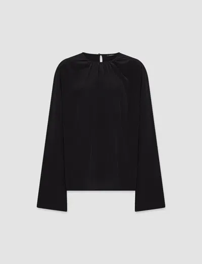 Joseph Braidwood Silk Crepe De Chine Blouse In Black