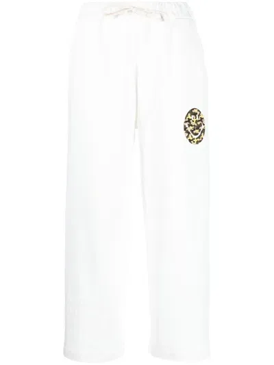 Joshua Sanders Print-detail Track Pants In White