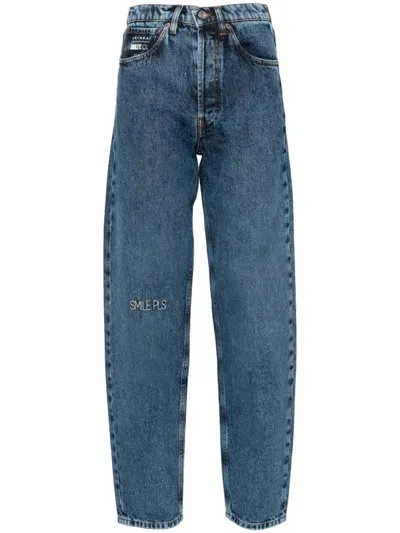 Joshua Sanders Tapered-leg Jeans In Blue