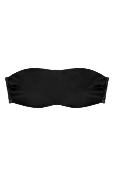 Journelle Estelle Mixed Media Bandeau In Black