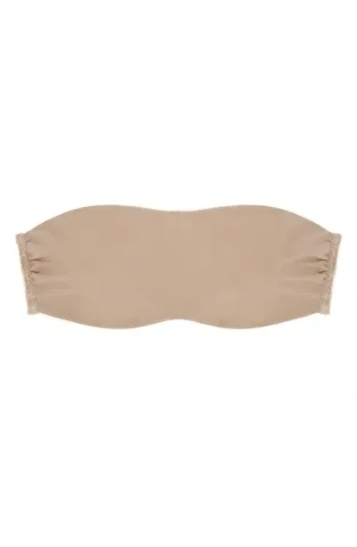 Journelle Estelle Mixed Media Bandeau In Blush