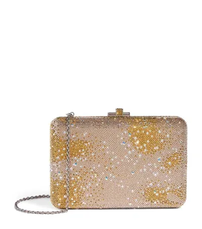 Judith Leiber Crystal-embellished Galaxy Clutch In Gold