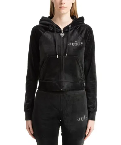 Juicy Couture Madison Hoodie In Black