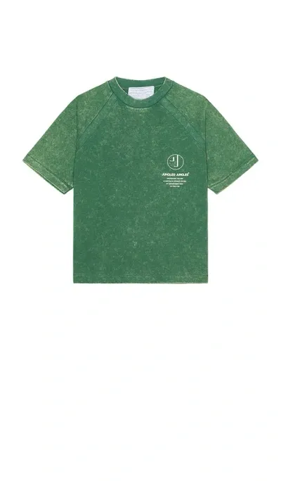 Jungles Appointment Only Mineral Wash Tee In Green