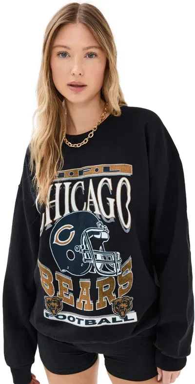 Junk Food Bears Helmet Crew Sweatshirt Black