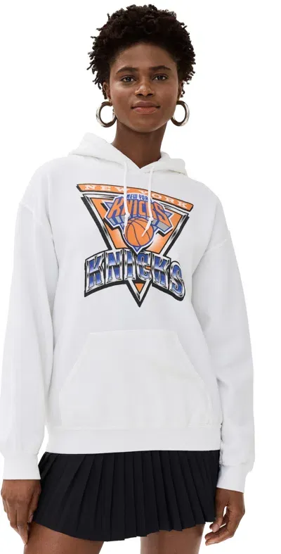 Junk Food Knicks Hoodie White