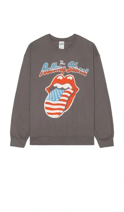 Junk Food The Rolling Stones America 78 Sweatshirt In 차코