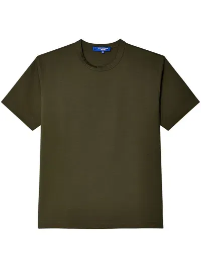 Junya Watanabe Crew-neck Cotton T-shirt In Green