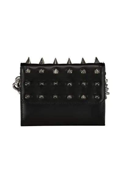 Junya Watanabe Sspiked Leather Bags In Black