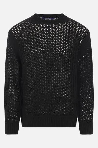 Junya Watanabe Black Crewneck Sweater